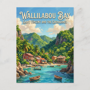 Wallilabou Bay Saint Vincent und die Grenadinen Postkarte