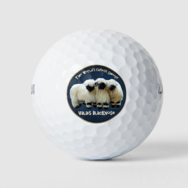 Wallis Blacknowledged - Das Niedlichste Schaf der  Golfball (Vorderseite)