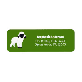 Wallis Blwleise Sheep Lamp Rücksendeadresse