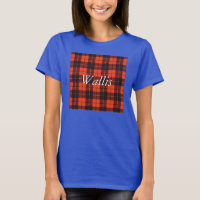 Wallis-Clan karierter schottischer Tartan