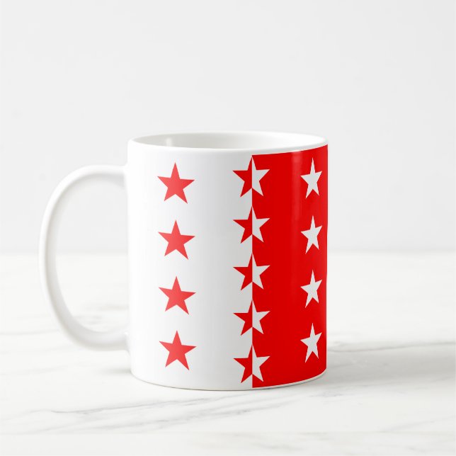Wallis, die Schweiz Kaffeetasse (Links)