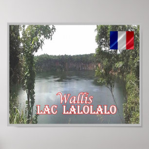 Wallis - Lac Lalolalo - Wallis und Futuna Poster