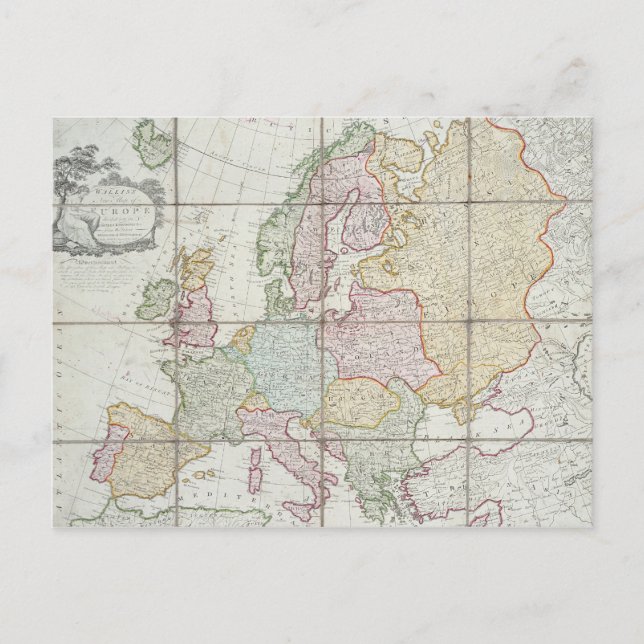 Wallis' neue Karte Europas (Vorderseite)