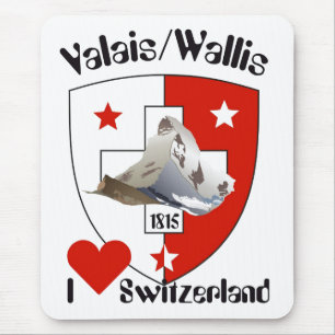 Wallis Suisse Schweiz Mauspad