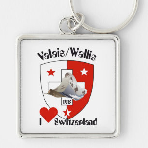 Wallis Suisse-Schweiz Schlüsselger Schlüsselanhänger