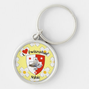 Wallis Suisse-Schweiz Schlüsselger Schlüsselanhänger