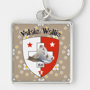 Wallis Suisse-Schweiz Schlüsselger Schlüsselanhänger