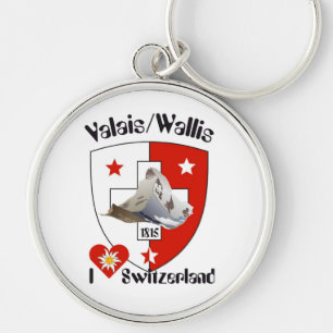 Wallis Suisse-Schweiz Schlüsselger Schlüsselanhänger
