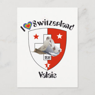Wallis Suisse / Wallis Schweiz Postkarte