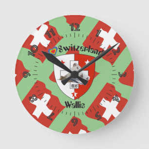 Wallis Valais Schweiz Uhr