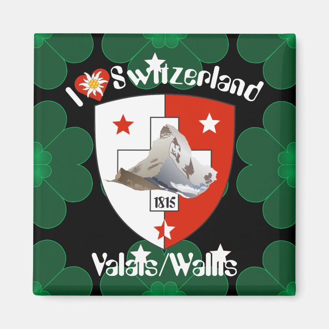 Wallis Wallis Schweiz Suisse Magnete Magnet (Vorne)
