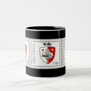 Wallis / Wallis Suisse / Schweiz Tasse