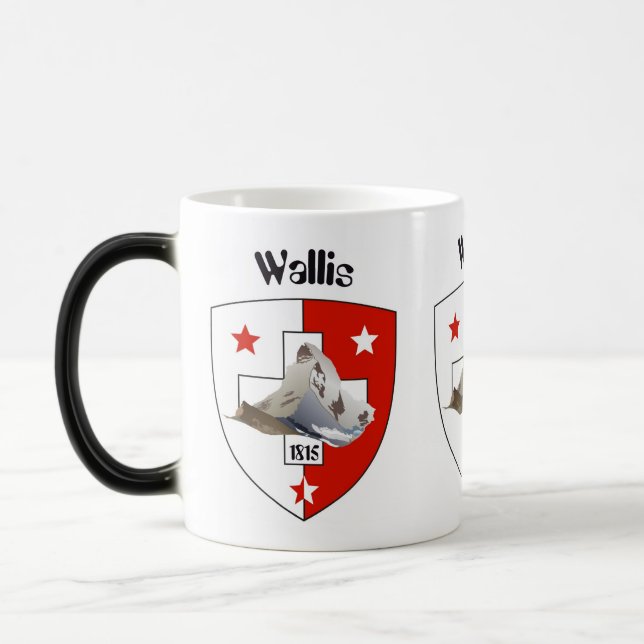 Wallis / Wallis Suisse / Schweiz Tasse (Links)
