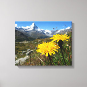 Walliser Alpen Schweiz Leinwanddruck