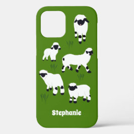 Walliser Schaf Personalisierte Bauern Case-Mate iPhone Hülle