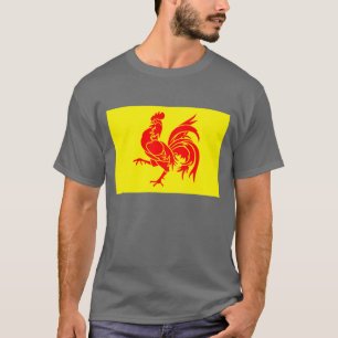 Wallonische Regions-Flagge T-Shirt