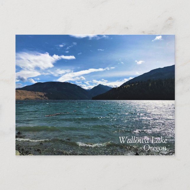 Wallowa Lake, Oregon Postkarte (Vorderseite)