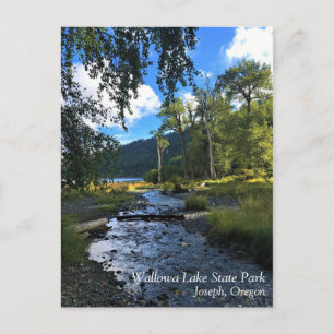 Wallowa Lake Staat Park, OR Postkarte