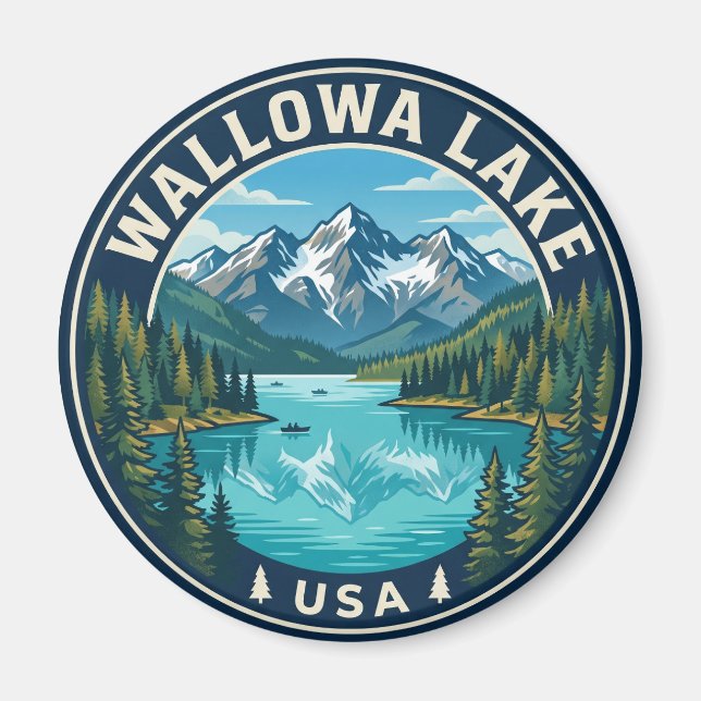 Wallowa Lake USA Magnet (Vorne)
