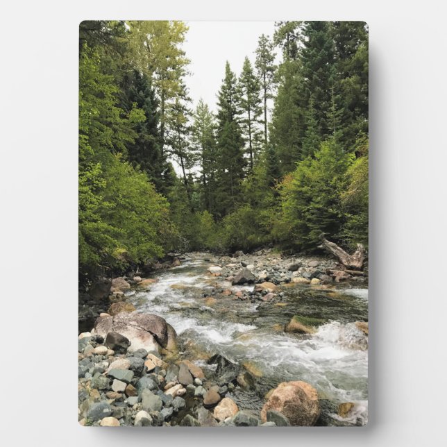 Wallowa River, OR Fotoplatte (Vorderseite)