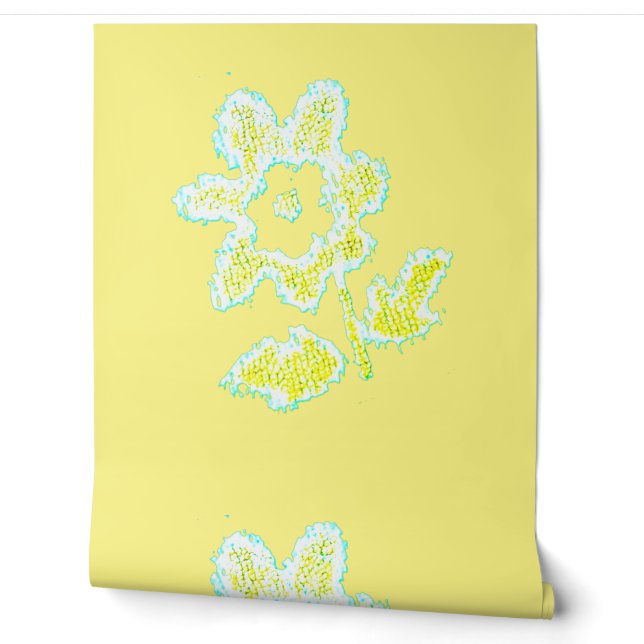 WALLPAPER BLUME STYLE DESIGN TAPETE (Abrollen)