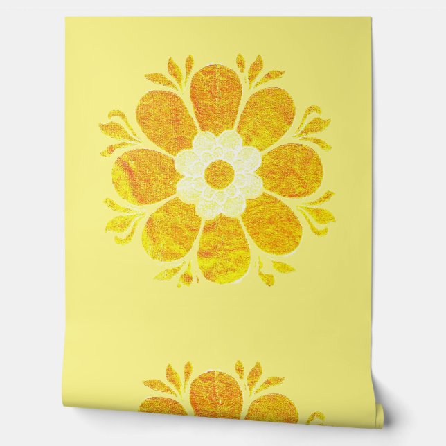 WALLPAPER BLUME STYLE DESIGN TAPETE (Abrollen)