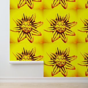 WALLPAPER BLUME STYLE DESIGN TAPETE