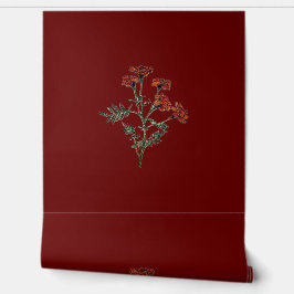 WALLPAPER BLUME STYLE DESIGN TAPETE