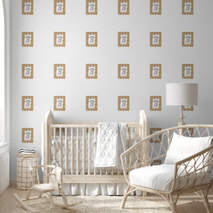 Wallpaper Brown Beige Rope Cat Tapete