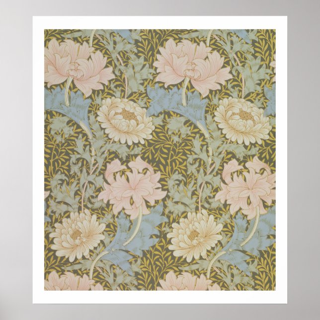 Wallpaper "Chrysanthemum", 1876 (Wallpaper) Poster (Vorne)