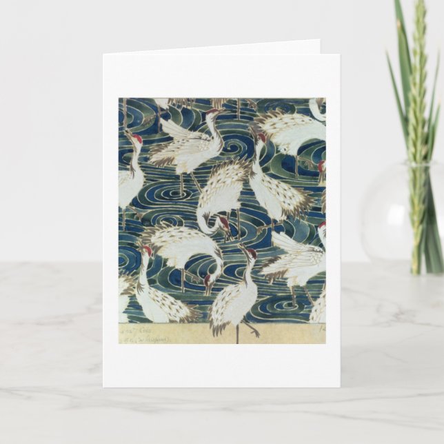 Wallpaper Entwurf, durch das silberne Studio, Karte (Vorderseite)