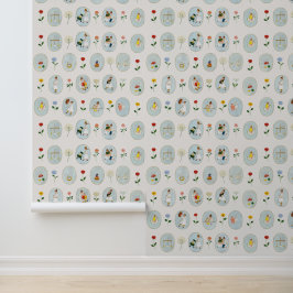 Wallpaper für empfindliche Blume in Frankreich Tapete