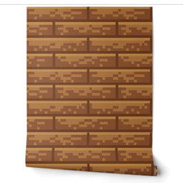 Wallpaper Pixel-Art "WOODPLANKS" 8 Bit Var03 Tapete