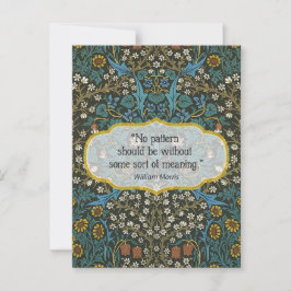 Wallpaper Sheet - William Morris Postkarte