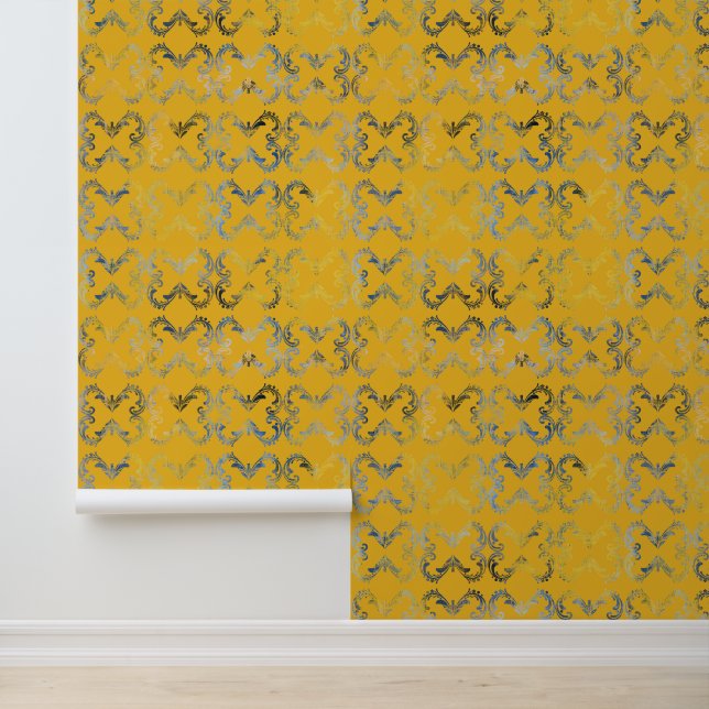 Wallpaper with curls tapete (Anwendung)