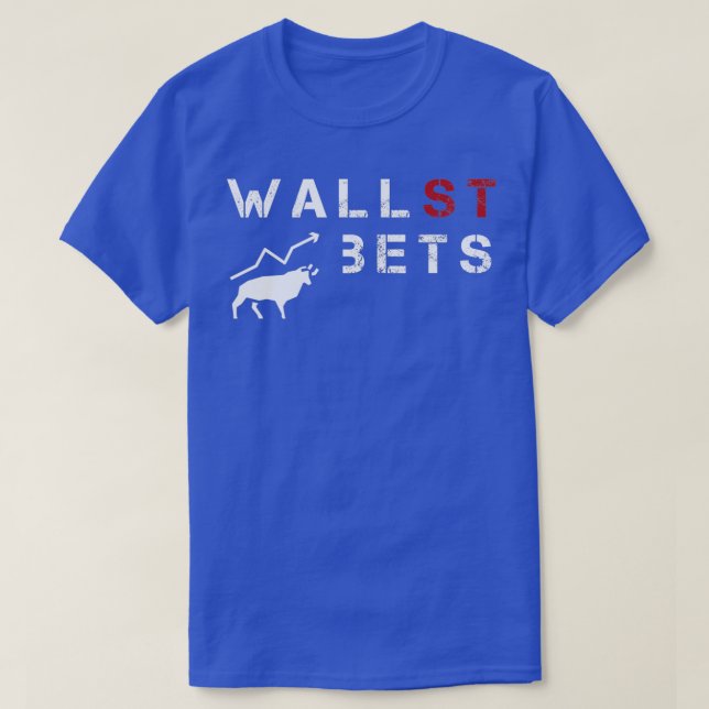 WallStBets Subreddit Stock Market Trading 5 T-Shirt (Design vorne)