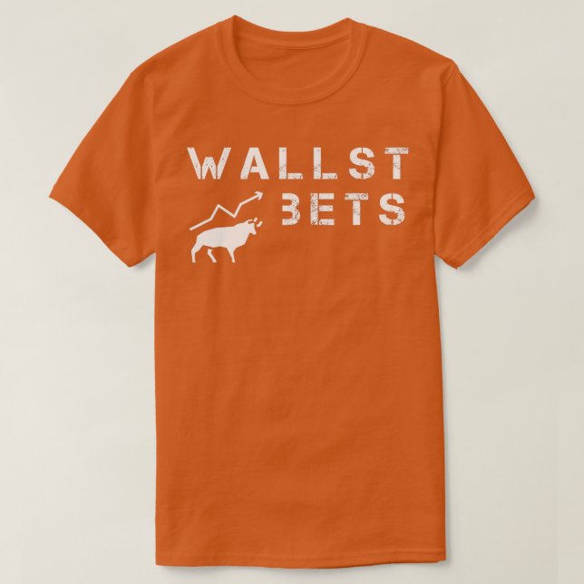 WallStBets Subreddit Stock Market Trading 6 T-Shirt (Design vorne)