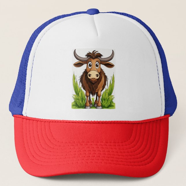 Wally das Gnu Truckerkappe (Vorderseite)