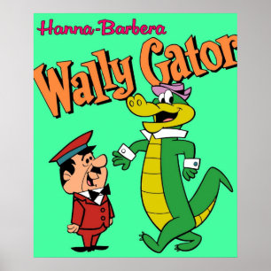 Wally Gator Herr Twiddle Poster