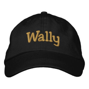 Wally Personalisiert Baseball Cap / Hat Bestickte Baseballkappe