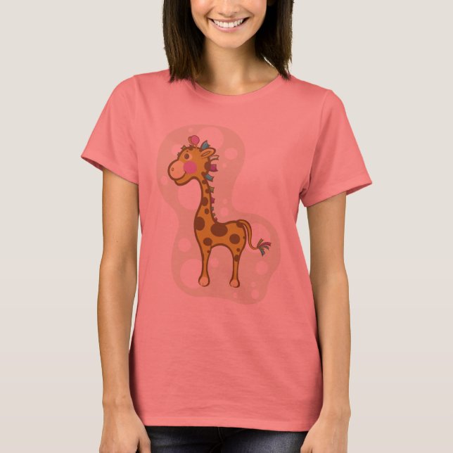 Wally the Giraffe Character T-Shirt (Vorderseite)