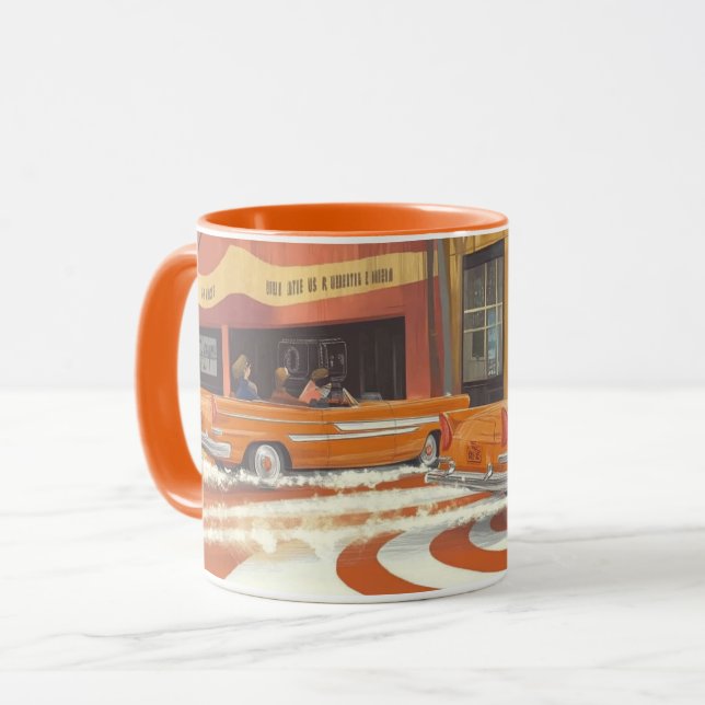 "Wallys Service und Oldtimer"  Tasse (Vorderseite Links)