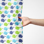 Walmuster, Niedliche Wale, Meerestiere Schal<br><div class="desc">Niedlich,  lustig und bezaubernd mit blauen und grünen Walen. Modernes und trendiges Geschenk,  perfekt für den Walliebhaber in Ihrem Leben.</div>