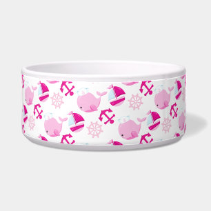 Walmuster, Niedliche Wale, rosa Wale Napf