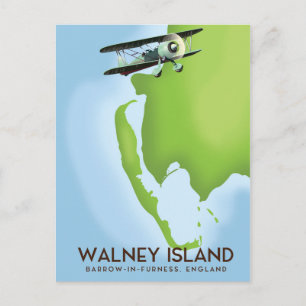 Walney Island, Burrow-in-Furness, England-Karte Postkarte