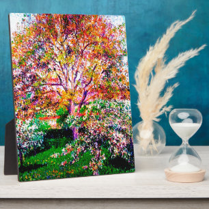 Walnuss- und Apfelbäume in Bloom Camille Pissarro Fotoplatte
