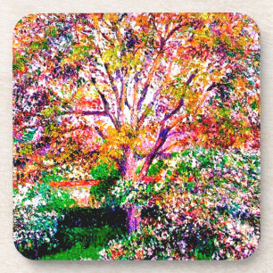 Walnuss- und Apfelbäume in Bloom Camille Pissarro Getränkeuntersetzer