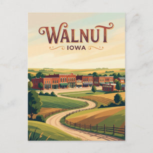Walnuss USA Postkarte