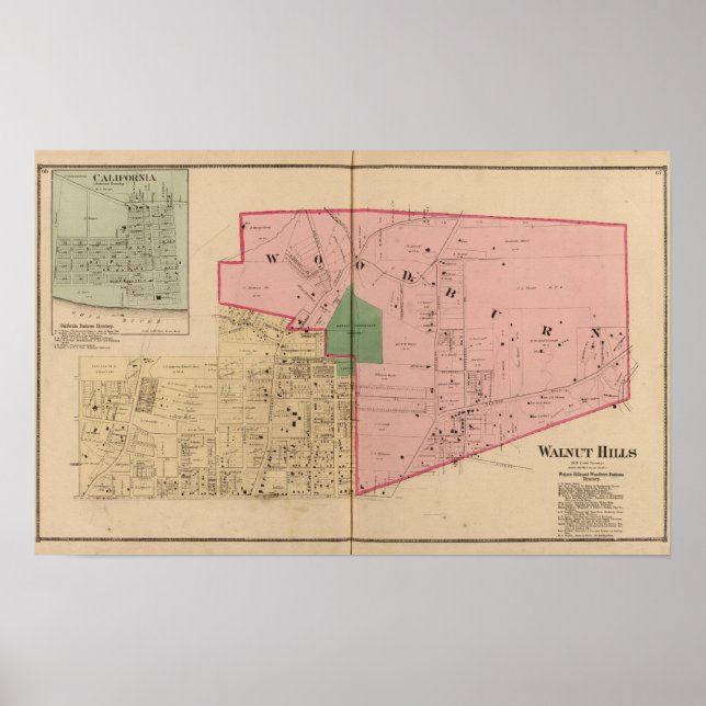 Walnut Hills, Ohio Poster (Vorne)