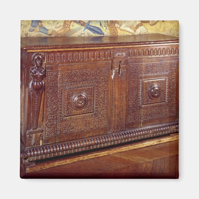 Walnut Sideboard, Lyonnais School Magnet (Vorne)
